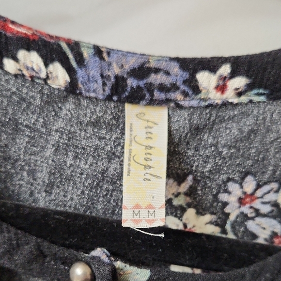 Free People LS Floral Dress - M - Picture 4 of 8